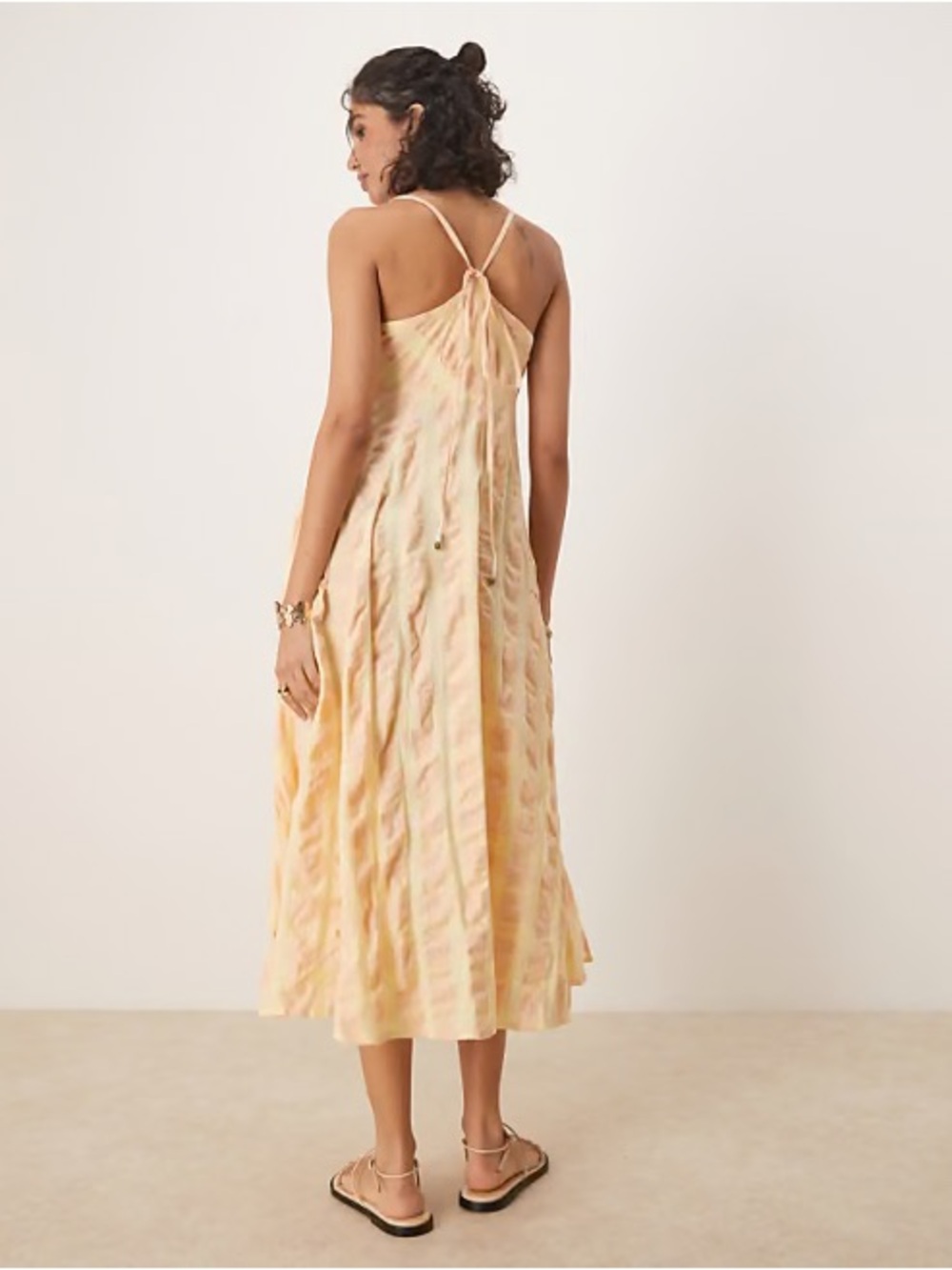 EUC Free People Size Small 100% Cotton Via Midi Dress - Picture 2 of 9